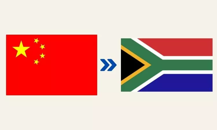 Spedizione dalla Cina al Sudafrica