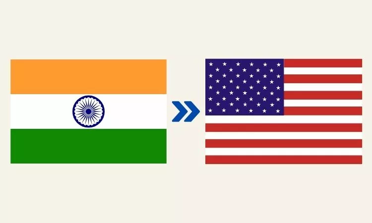 Ναυτιλία από την Ινδία στις ΗΠΑ