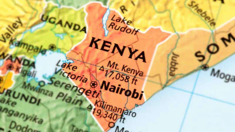 Envíos de China a Kenia