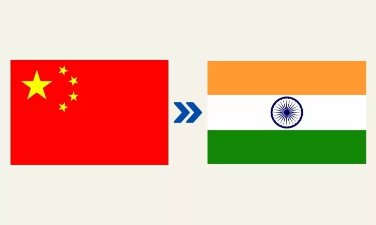 Ναυτιλία από την Κίνα στην Ινδία