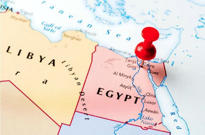 Expédition de la Chine vers l'Égypte