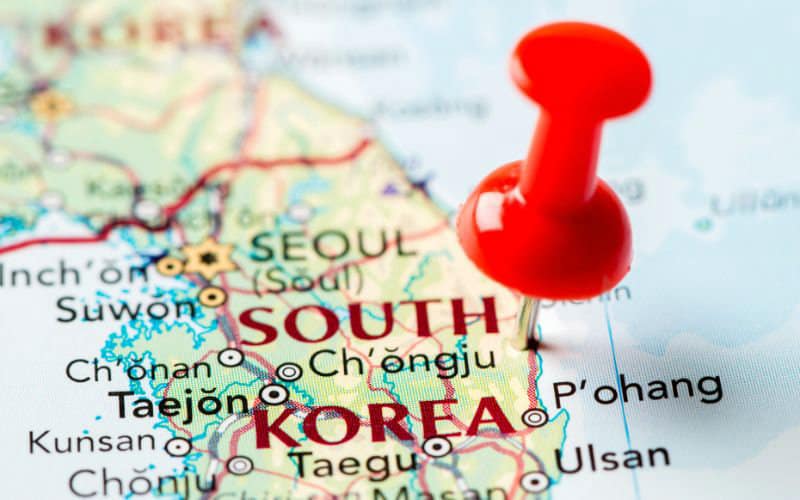 Razumevanje pošiljanja iz Kitajske v Južno Korejo