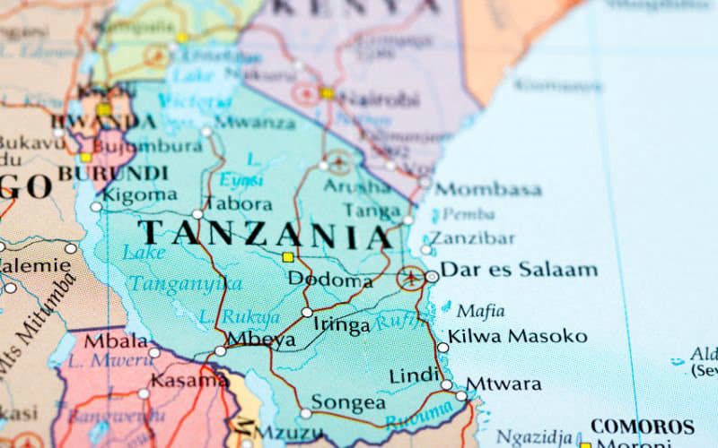 Enviar da China para a Tanzânia