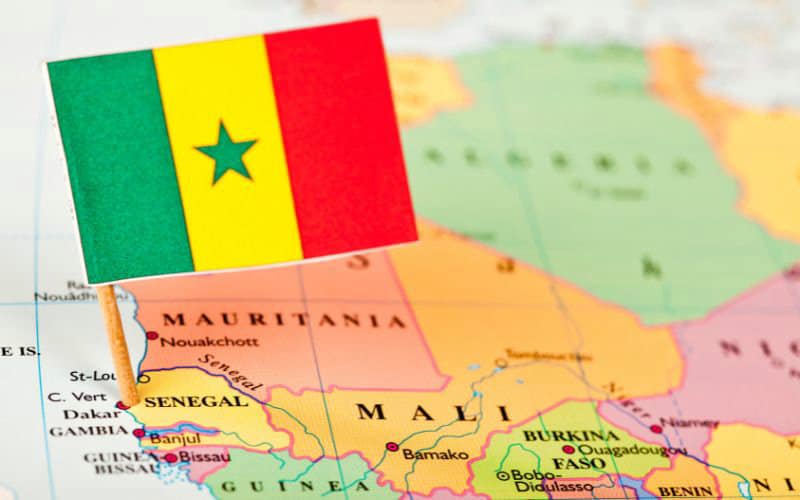 Pošiljanje iz Kitajske v Senegal