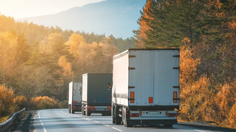 Rota de frete rodoviário da China para a Mongólia