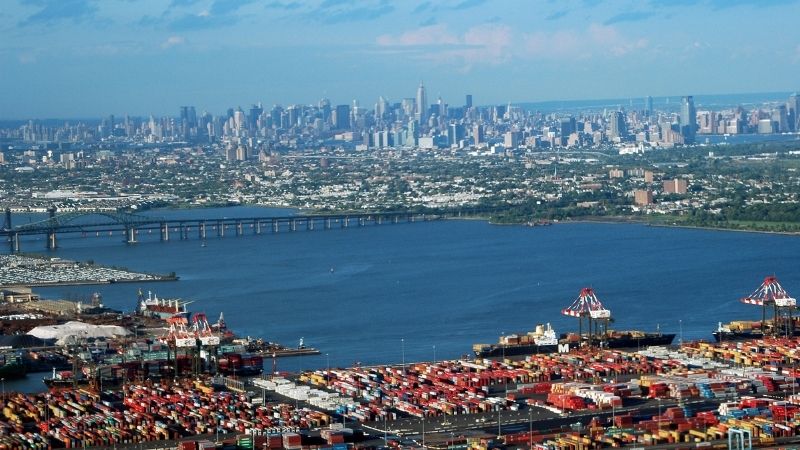 Largest Port in US- New York